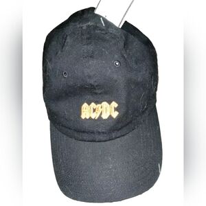 AC/DC Baseball Hat Black Adjustable